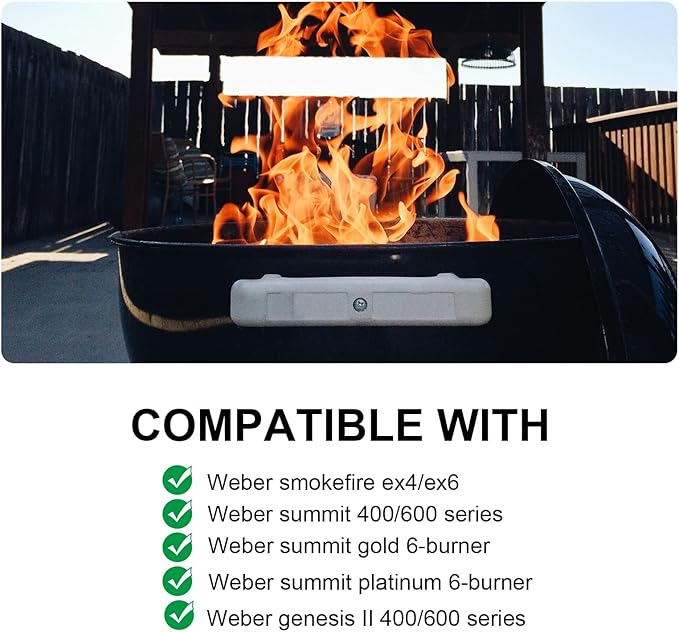 LS'BABQ 70379 Grill Grease Catch Pan for Weber Genesis II 400/600 and II LX 400/600, Summit 400 and 600 Gas Grill Grease Tray with 10PCS 6498 Aluminum Foil Drip Pan Liners for Weber SmokeFire EX4 EX6