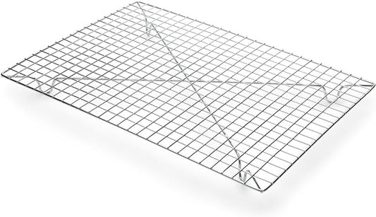 Fox Run Rectangular Cooling Rack, Iron/Chrome, 10-Inch x 14-Inch