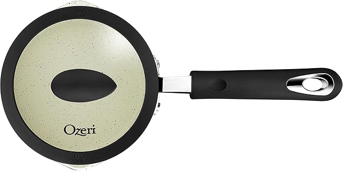The All-In-One Stone Saucepan and Cooking Pot by Ozeri - 100% APEO, GenX, PFBS, PFOS, PFOA, NMP and NEP-Free German-Made Coating