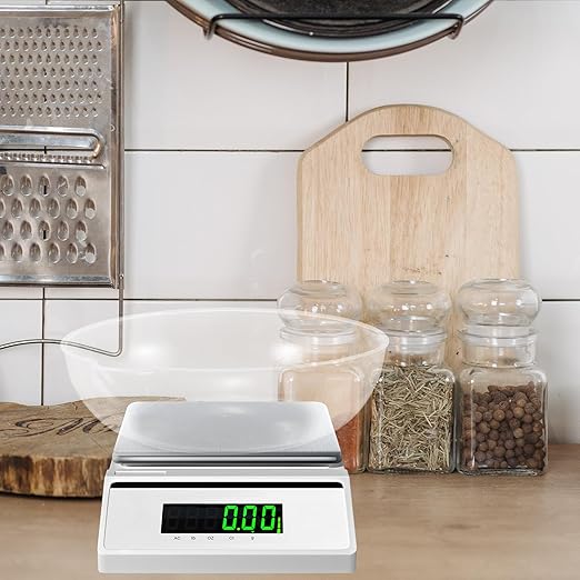 VILLCASE Food Scale Bowl - Electronic Scale Tray for Cooking, Food Pan Plastic Plate for Household Weight Measurement, Jewelry Baking Meal Prep Dieting