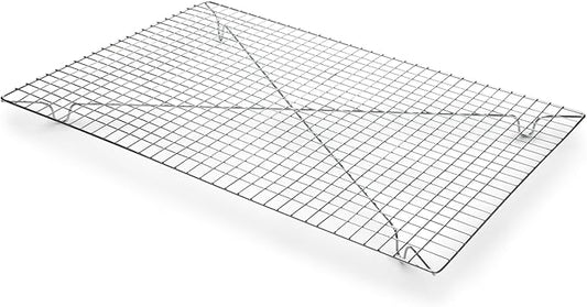 Fox Run Rectangular Cooling Rack, Iron/Chrome, 18-Inch x 12.5-Inch, Metallic