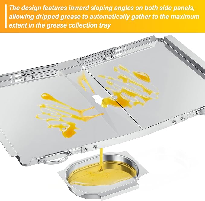 Suranew Grease Tray Replacement for Dyna Glo, Dynaglo, Nexgrill & Expert Grill Parts - Universal Drip Pan with Catch Pan for 4/5 Burner Gas Grills (Kenmore, BHG, 24"-30") Corrosion-Resistant