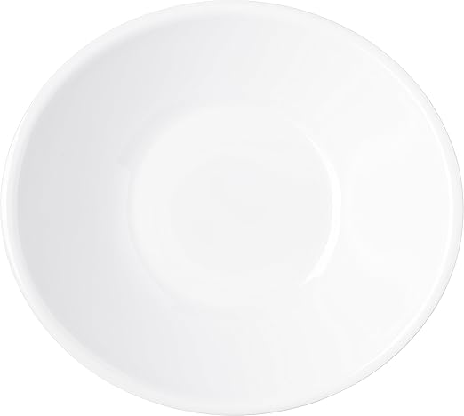 Carlisle FoodService Products Stadia Resuable Plastic Bowl for Home and Restaurant, Melamine, 52 Ounces, White
