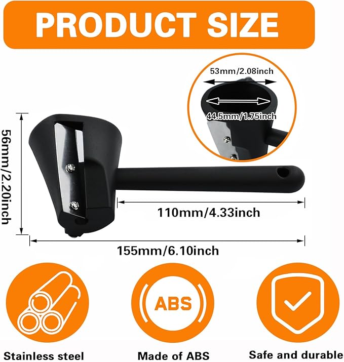 Carrot Peeler 2 Pcs Carrot Curler Black Carrot Spiral Shred Slicer Root Vegetables Fruits Slicer Sharpener Garnishing Tool