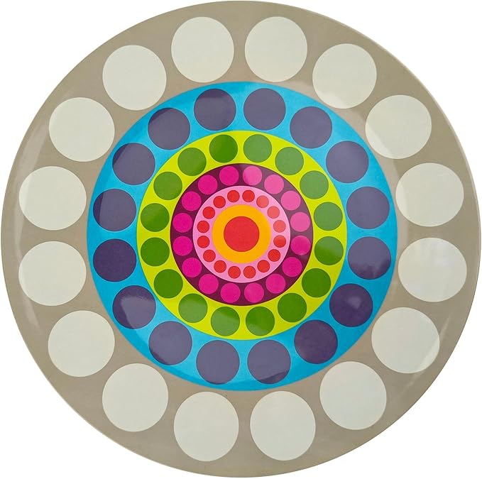 French Bull Melamine Platter - Melamine Dinnerware - Plate, Dish, Serving, Outdoor, Collection (Dial, 15" Round Platter)