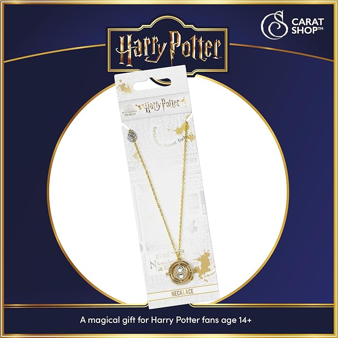 Harry Potter 20mm Fixed Time Turner Necklace by The Carat Shop