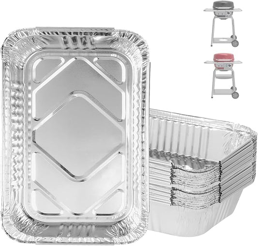 20-Pack Aluminum Drip Liner for Charbroil Bistro Pro 25302161 Grill Parts, Grease Catcher Drip Liner for Charbroil Bistro Pro Electric Grill Grease Tray 25302145 25302146