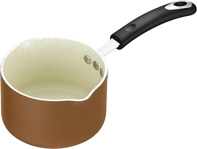 The All-In-One Stone Saucepan and Cooking Pot by Ozeri - 100% APEO, GenX, PFBS, PFOS, PFOA, NMP and NEP-Free German-Made Coating