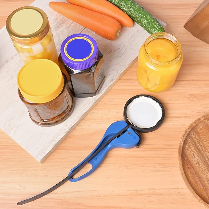 Double-Handle Jar Opener, Manual Jar Openers for Seniors, Gifts for Weak Hands with Arthritis, Patent | Unique Kitchen Gadgets Please note the opening direction indicator on the handle