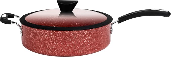 The All-In-One Stone Sauce Pan by Ozeri - 100% APEO, GenX, PFBS, PFOS, PFOA, NMP and NEP-Free German-Made Coating