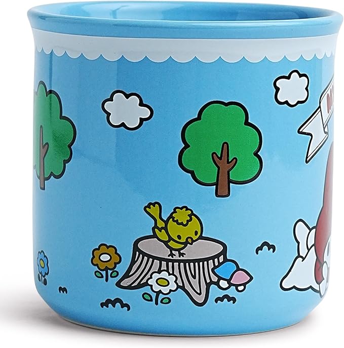 Silver Buffalo Sanrio Hello Kitty and Friends My Melody and Flat Ceramic Camper Mug, 20 Ounces