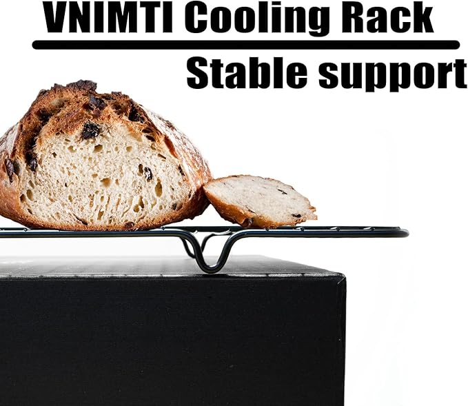 VNIMTI Cooling Rack 2 Sets, Cookie Cooling Wire Racks for Cooking, Baking, Roasting, Grilling, Drying, Oven Safe Grill Rack, 16" * 10" Small Squares Grids