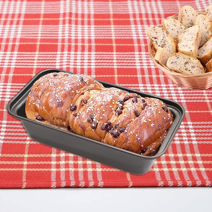 6 PCS Mini Nonstick Carbon Steel Baking Bread Pan,Mini Loaf Pans,Small Banana Bread Tins,6.2" x 3.2"
