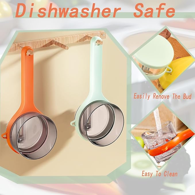 2Pcs Multifunctional peeler with storage box, Vegetable peelers for kitchen, Stainless steel double sided storage peeler for kitchen use, Fruit peeler, Safe and efficient peeling