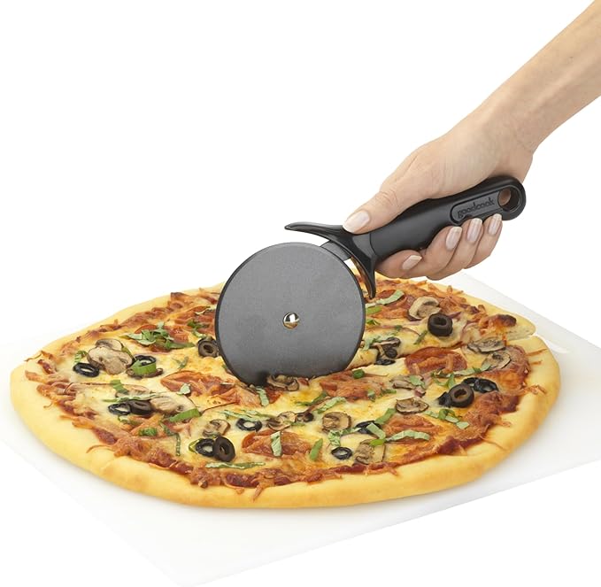 GoodCook Everyday Jumbo Pizza Cutter with Nonstick Stainless Steel Wheel