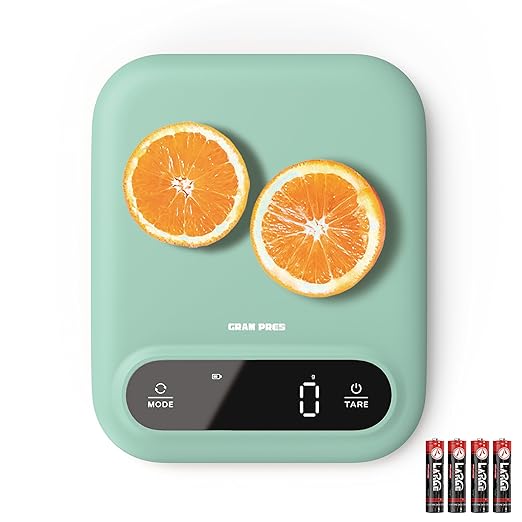 Digital Food Scale 11lb/0.01oz, Kitchen Scales Digital Weight Grams and Oz for Weight Loss, Baking and Cooking,LED Display，with Tare Function