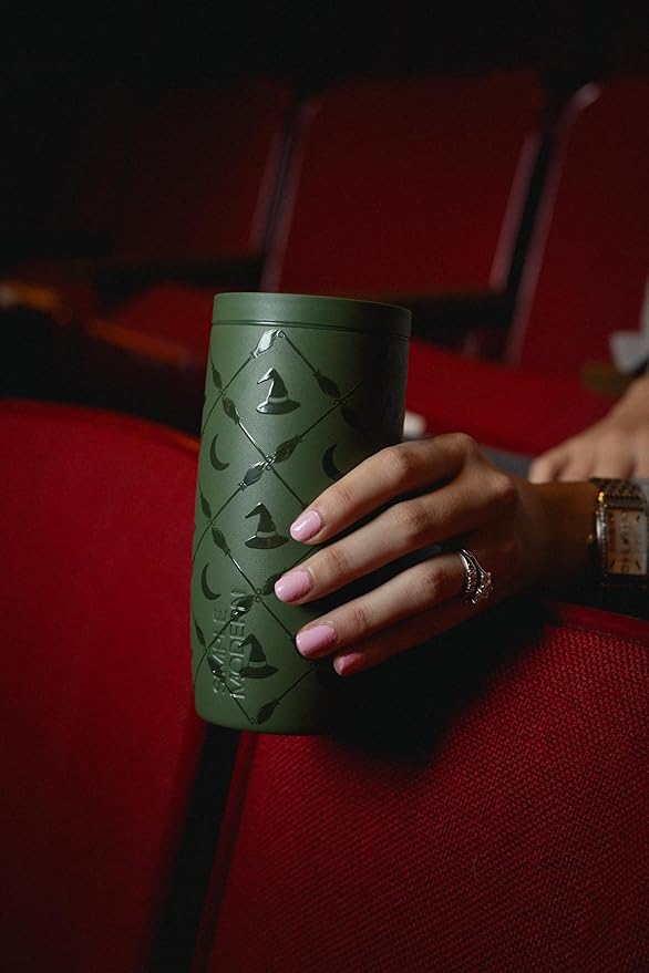 Simple Modern Halloween Signature Voyager | 16oz Travel Coffee Mug Tumbler with 360° Lid | Gifts for Women Men | Ceramic-Lined Insulated Stainless Steel Cold Brew Iced Coffee Cup | Argyle Witch