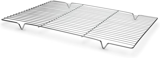 Fox Run Rectangular Cooling Rack, Iron/Chrome, 18-Inch x 12.5-Inch