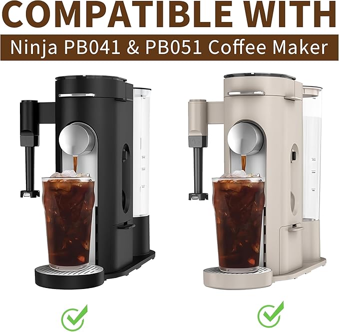 Disposable Coffee Paper Filters for Ninja Pod & Grounds Specialty Single-Serve Coffee Maker, 250 Pcs Coffee Filter Compatible with Ninja PB051 PB041 Coffee Maker