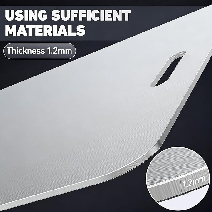 Stainless Steel Cutting Board, 3 PCS Cutting Boards for Kitchen, 304 Stainless Non Stick Chopping Cutting Board for Meat Fruit & Vegetable (15" x 11", 13"x 9", 10" x 6")