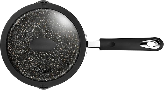 The All-In-One Stone Saucepan and Cooking Pot by Ozeri - 100% APEO, GenX, PFBS, PFOS, PFOA, NMP and NEP-Free German-Made Coating
