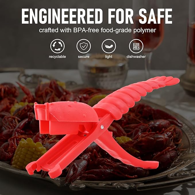 2025 New Crawfish Peeler Tool,Crawfish Sheller Tool,Crawfish Sheller Seafood Tool,Crawfish Tail Peeler Crayfish Shucker Tool,Crayfish Shelling Device Shrimp Peeler,Crawfish Peeler Peelers (3*Green)