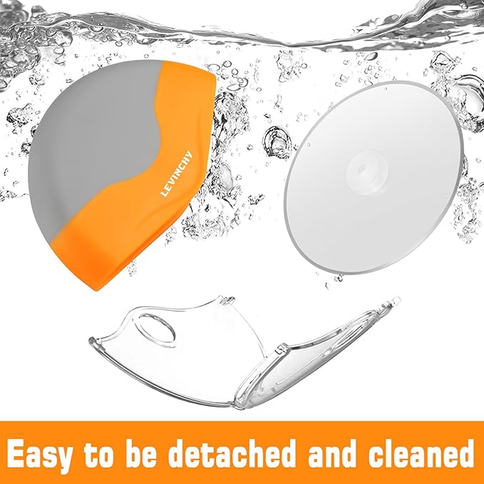 Pizza Cutter Wheel, Detachable Slicer Easy to Clean, Pizza Slicer, Premium Spuer Sharp Stainless Steel, with Protective Blade Guard, Large Size, Orange