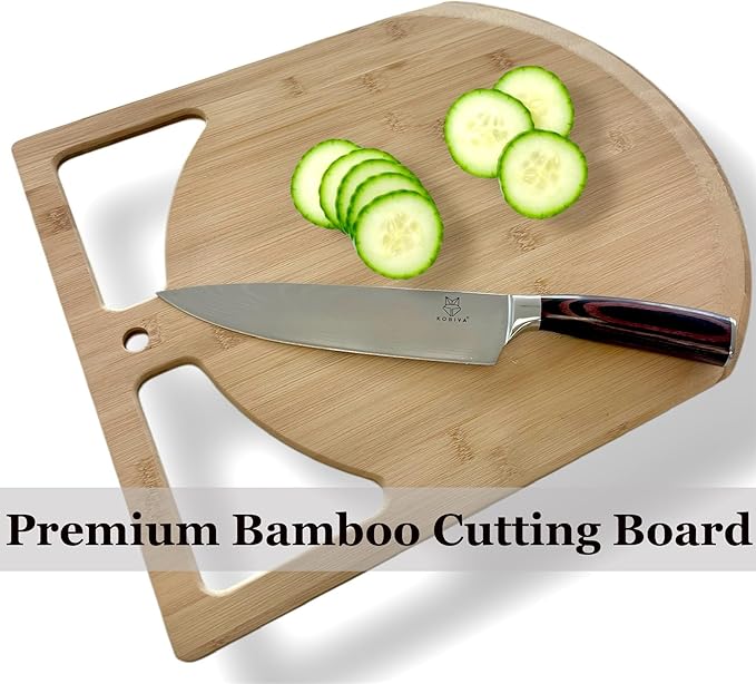 17"x13.5" Bamboo Pizza Peel & Cutting Board 2-in-1 | Dual-Grip Wooden Pizza Paddle with Pizza Spatula | Large Pizza Board Baking Accessories | Pizza Turning Peel for Oven, 2-in-1 Pizza Set