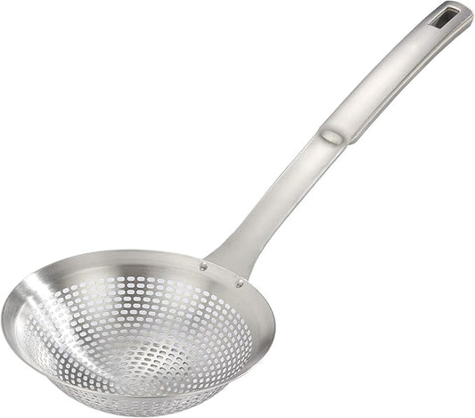 Skimmer Ladle Spoon 304 Stainless Steel Skimmer 14.5 ln for Cooking Frying Skimming Colander/Strainer Stainless Steel Kitchen Tools