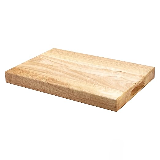 Winco Heavy-Duty 1.75" Thick Wood Cutting Board, 18" x 30", Natural Wood