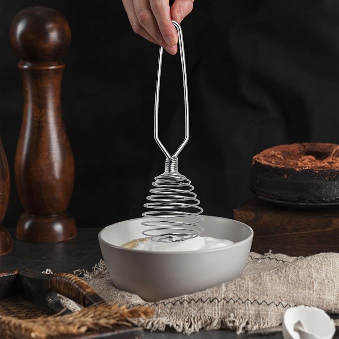 Mrs. Anderson’s Baking Mini French Coil Whisk, Stainless Steel, 8-Inch
