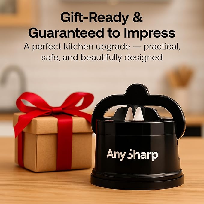 AnySharp Pro Knife Sharpener, Metal