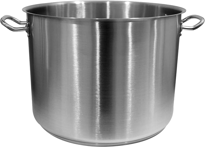 24 Qt Stainless Steel Stock Pot w/Cover