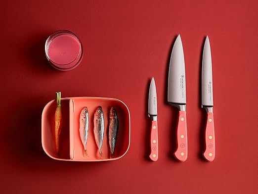 WÜSTHOF Classic Coral Peach 8 Piece Knife Block Set