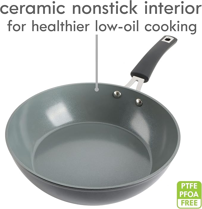 Kenmore Arlington 8" Aluminum Fry Pan - Black Diamond
