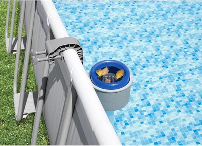 Bestway 2 Pack FlowClear Pool Surface Skimmer, Wall Mounted Above Ground Automatic Water Cleaner with 530 Gallon and Above Filter Pumps