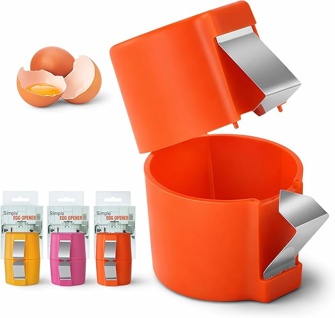 HKFALDRR (3pcs) Egg Shell Opener & Egg Cracker Tool - Egg Cracker and Egg Separator for Raw Eggs | 2025 Kitchen Baking Gadgets