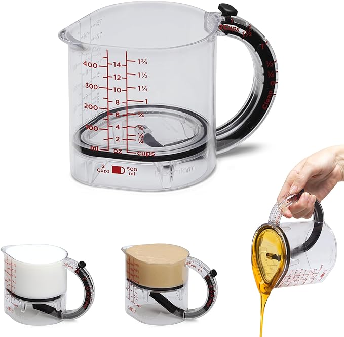 Dreamfarm Big Upcup, 5-in-1 Adjustable Measuring Cup