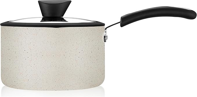 The All-In-One Stone Saucepan and Cooking Pot by Ozeri - 100% APEO, GenX, PFBS, PFOS, PFOA, NMP and NEP-Free German-Made Coating