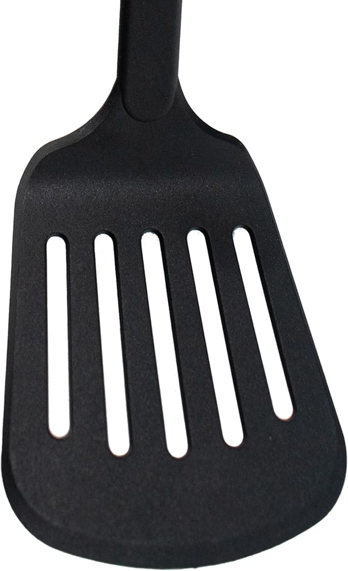 Norpro Nylon Nonstick 13-Inch Slotted Spatula, Black