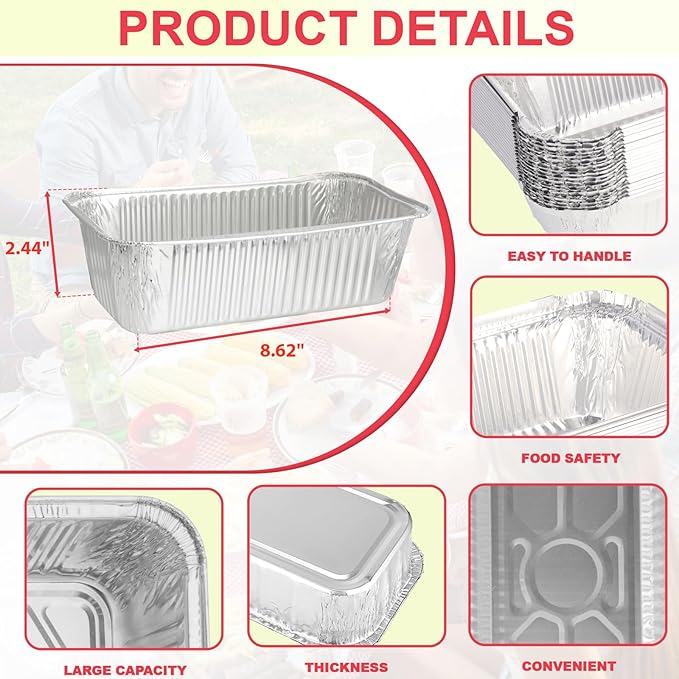 Griddle Grease Cup Liners for Nexgrill Daytona 3/4 Burner 720-1058 720-1115 720-1057 Grills, Aluminum Grease Tray Replacement for Nexgrill Daytona 30 in & 36 in Flat Top Griddle Accessories, 15 Packs