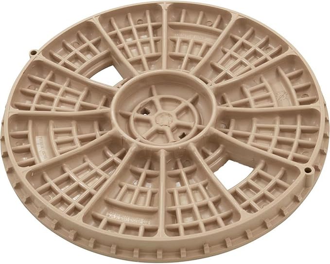 Pentair 516216 Tan Deck Lid Replacement Bermuda Gunite and Vinyl Liner Skimmer