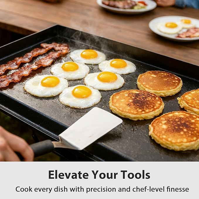 Utheer 32" x 14" Nonstick Griddle for Camp Chef 2 Burner Stove, Fits SG60 EX60 DB60 YK60 Double Burner Stove, Ceramic Griddle Oven-Safe Up to 500°F, Rust-Resistant Flat Top Camp Chef Accessory