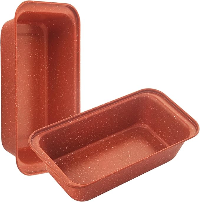 2-Pack Loaf Pan, Nonstick Bread Pans, 10In Banana Bread Pan, Bread Pans for Homemade Bread, Loaf Pan for Family Parties, Beginner Bakers