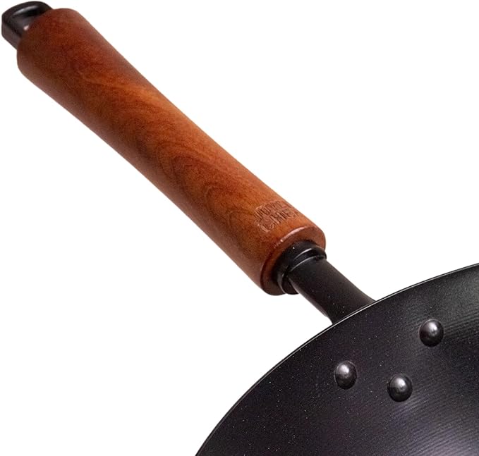 Joyce Chen Classic Series 12-Inch Preseasoned Carbon Steel Stir Fry Pan
