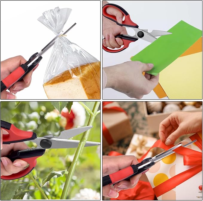 Left Handed Kitchen Scissors, Bailaipor Left Hand Kitchen Poultry Shears Tools All Purpose Heavy Duty