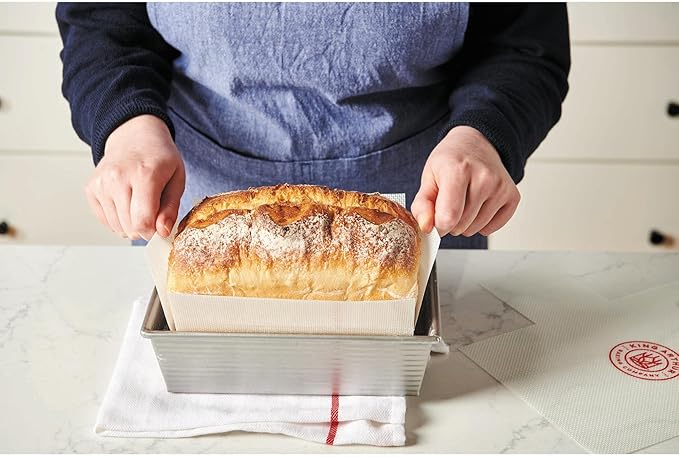 King Arthur Baking Company Loaf Pan Lifters, Oven Safe Reusable Nonstick European-Grade Silicone, Set Of 2, For Easy Bread Baking, Removal, And Release