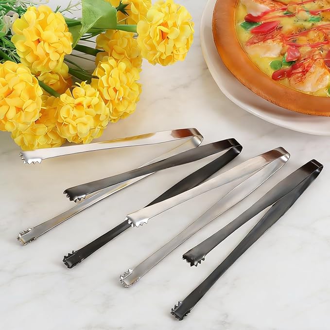 4pcs Egg Chalaza Remover Tongs, Eggs Membrane Removal Tongs, Toothed Design Eggshell Fragment Membrane Remover Tong For Cooking, Baking, Garnishing, and Food Handling
