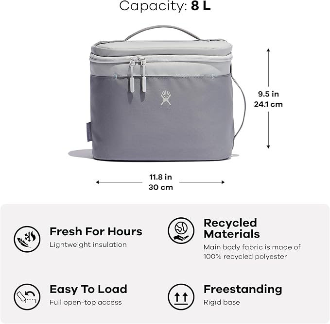 Hydro Flask Lunch Bag – Insulated Adult Lunch Cooler for Men and Women 8 L Sandpiper