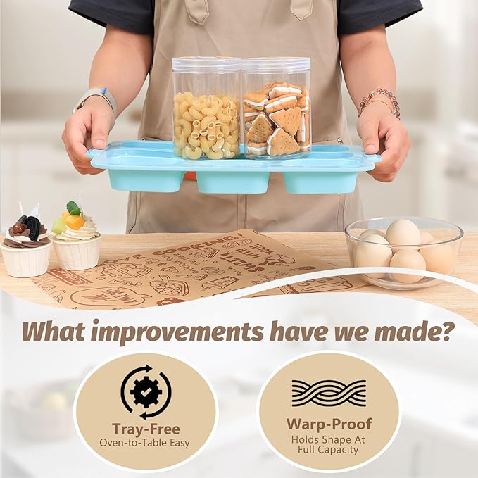 Nonstick Silicone Mini Loaf Pans: 9-Cavity Small Banana Bread Loaf Pans for Baking Cornbread with Metal Frame - Mini Meatloaf Tin for Oven - Brownie Tray for Baker Baking Lover (Beige & Mint Green)